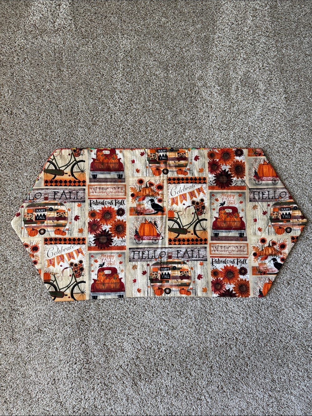 Reversible Fall Table Runner
